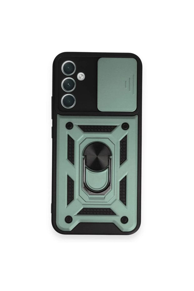 Ilkeshop New Galaxy A54 5g Case Pars Lens Ring Silicone (135739) - Green