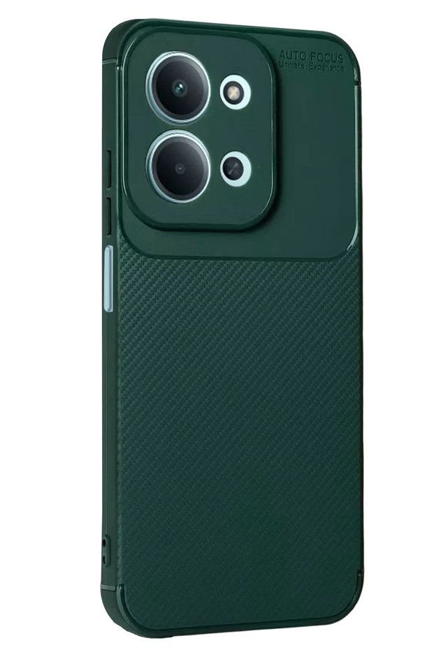 Ilkeshop New Redmi 15C 5g Auto Focus Carbon Cover - (134049) Dark Green