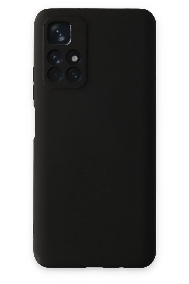Ilkeshop New Redmi Note 11t Case Nano Velvet Silicone (03835) - Black