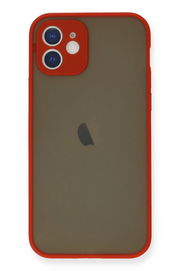Ilkeshop New iPhone 12 Mini Case Montreal Silicone Cover (105204) - Red