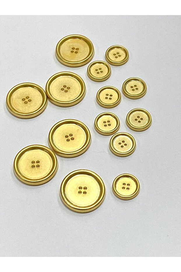 Italian Jacket Button Set / Gold / 6+8 Sets