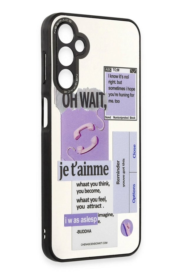 Ilkeshop New Galaxy A14 4g Case Mirror Pattern Cover - Mirror (135537) - 4