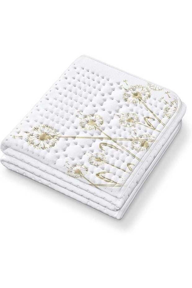 UB 33 Fleece Heated Under Blanket for Single Bed with Germen Technology and 5 Years , breathable, white, Set of 1