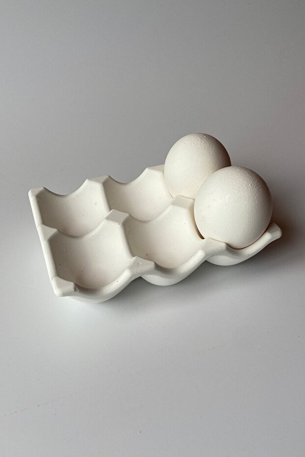 Tbohome Beton 6-Piece Egg Cup White