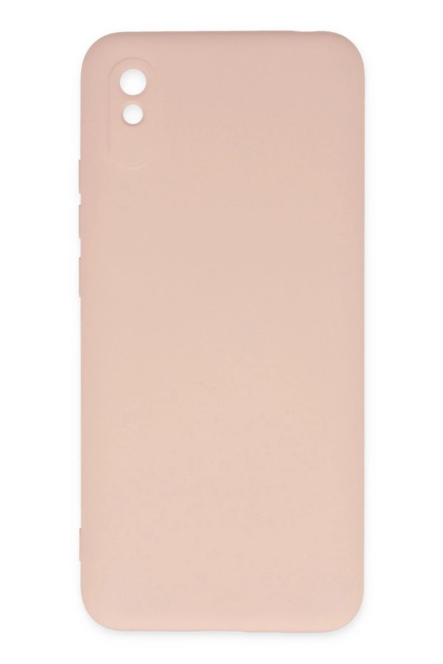 Ilkeshop New Redmi 9A Case Nano Velvet Silicone (193433) - Powder