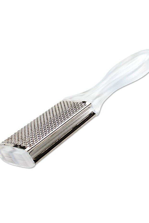 Silver Hard Dead Skin Remove Foot Rasp File Scrubber Exfoliator All Sides Foot Rasp Pedicure Tools P