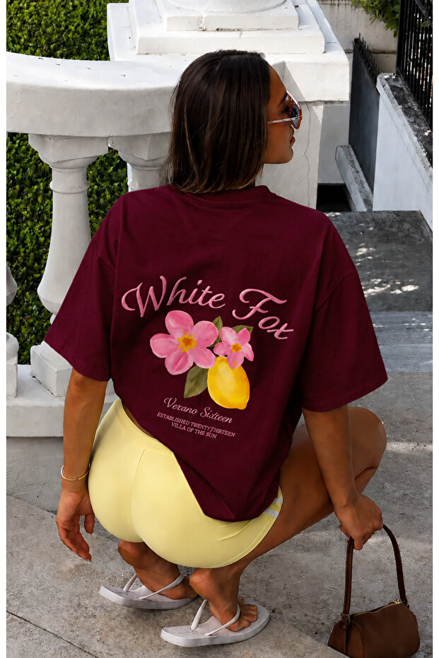 -Women's Printed T-Shirt Oversize 100% Cotton Comfortable Casual Style