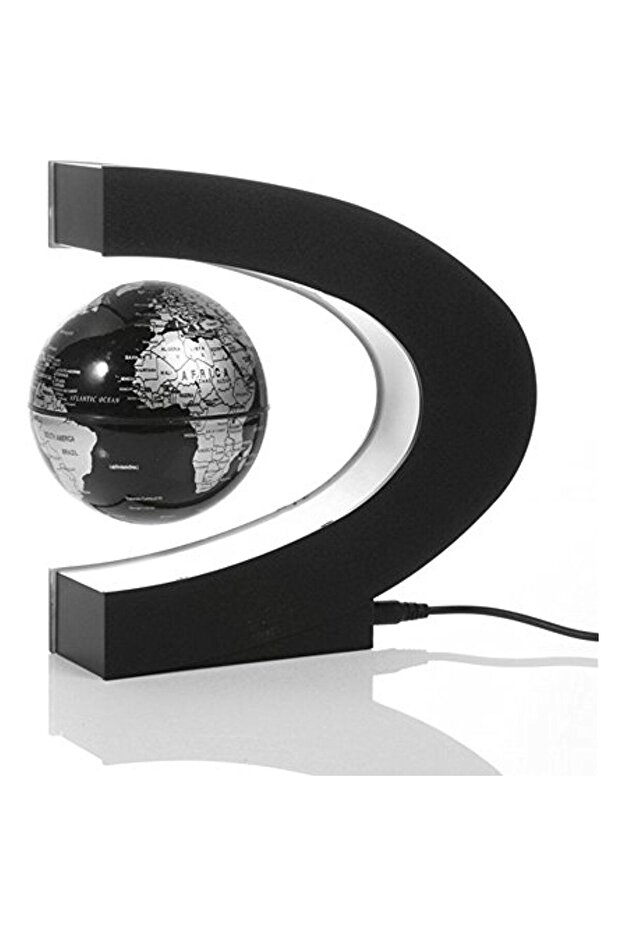 Magnetic Levitating Globe Mini Globe Multicolored LED Lights Automatically Rotating - 2