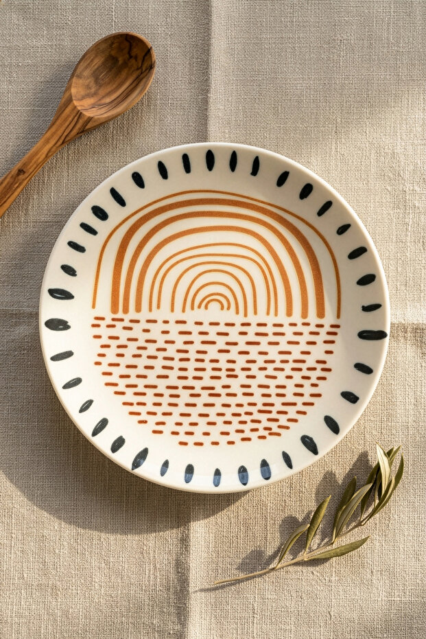 Yakamoz 6-Piece Porcelain Cake Set