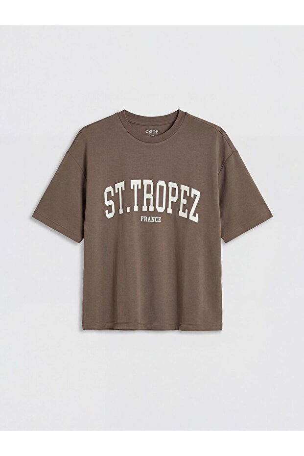 Crew Neck Printed Women's T-Shirt (S6)