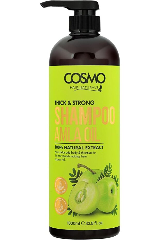 Thick & Strong Amla Oil Shampoo 1000ml, 33.8 fl.oz, For Men and Women