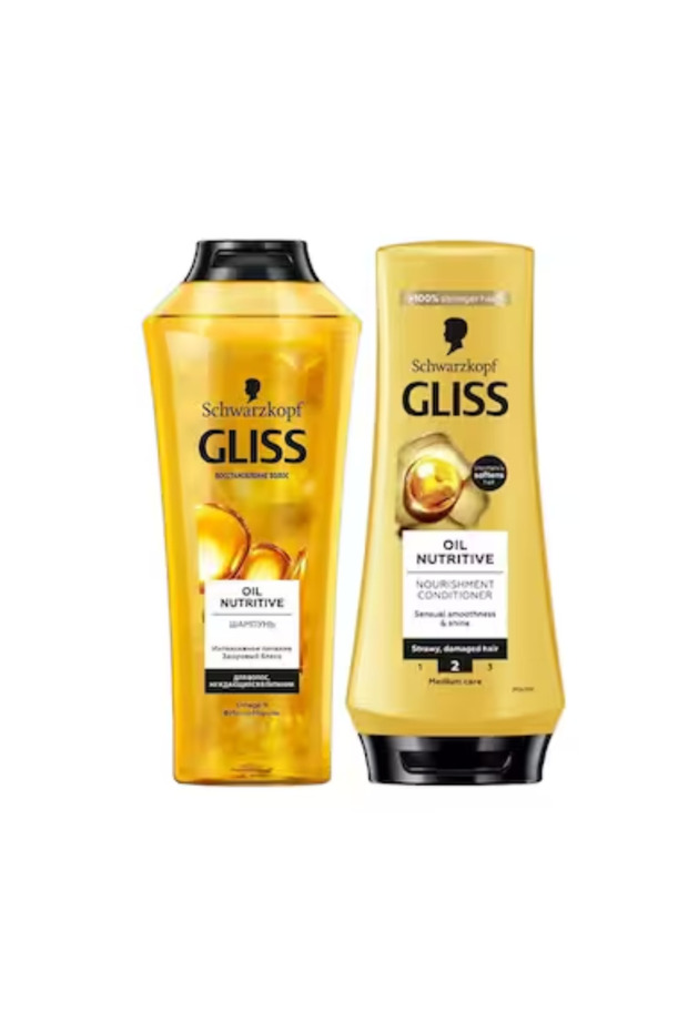 Gliss Shampoo Oil Nutritive 400ml + Conditioner 360ml