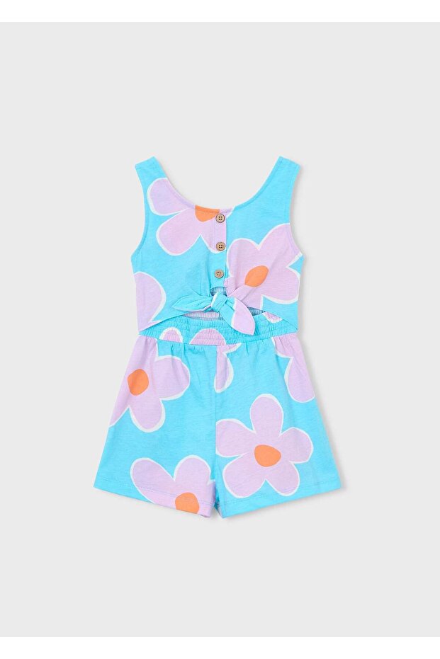 Girl's Shorts Overalls Blue