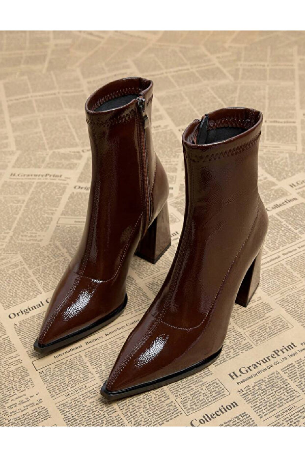 Ankle boots, Brown