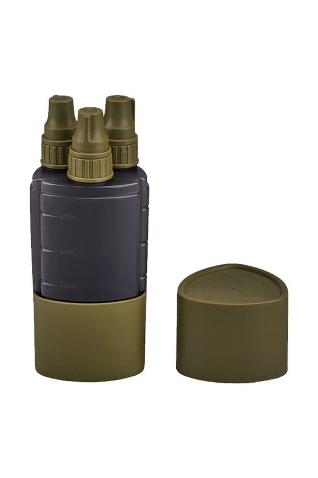 Seasoning Bottles 3 In 1 Outdoor Camping Seasoning Dispenser Bottle BBQ Picnic Seasoning Can Seal Po