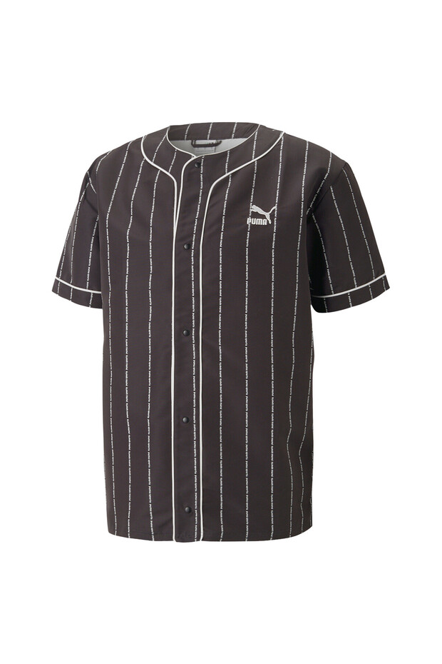 Men TEAM Baseball Jersey - Black