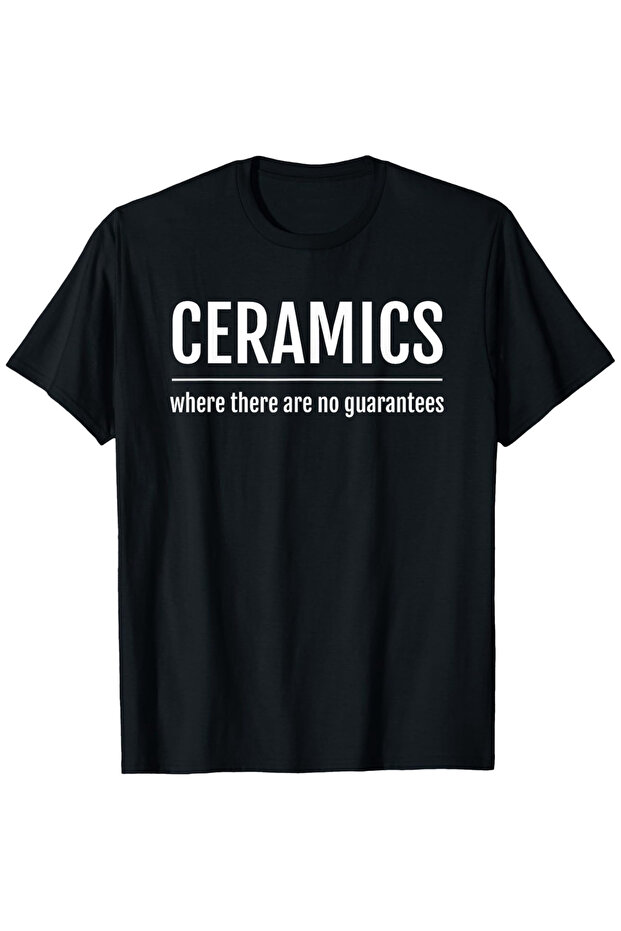 Ceramic humorous pattern T-shirt - 1