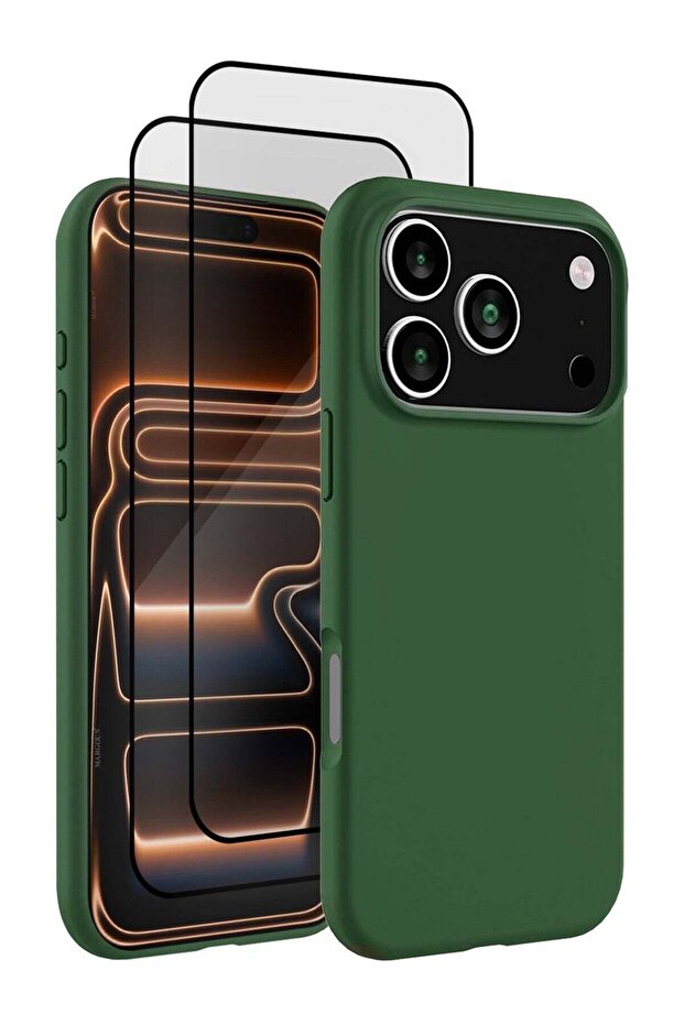3 Packs Silicone Protective Phone Case for iPhone 17 Pro