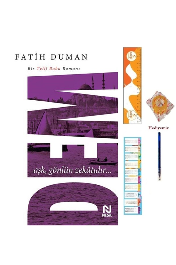 Dem - Fatih Duman Bir Telli Baba Romanı (Özel Tasarım Ayraç ve Kalem+Band Hediyemiz)