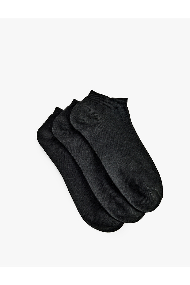 Cotton Blended 3-Piece Socks Set