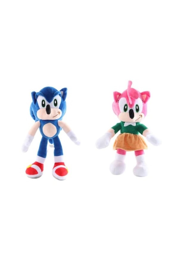 *Set de 2 jucarii de plus , SONIC si AMY