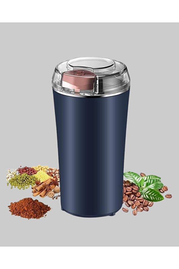مطحنة القهوة والتوابل الأوتوماتيكية مصنوعة من الفولاذ المقاوم للصدأ مع شفرات احتياطية