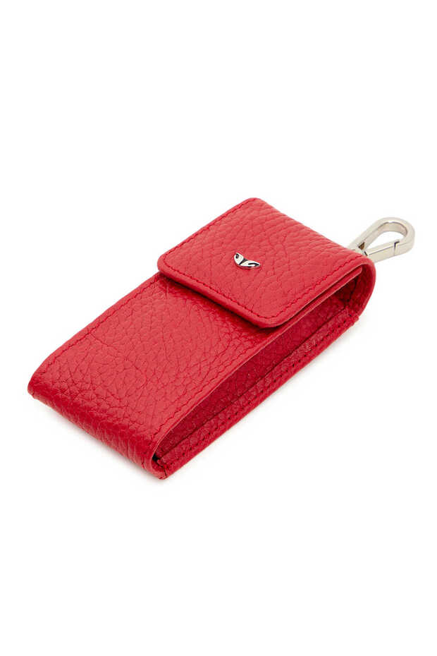 Red Leather Unisex Keychain - S1An00000095-B68