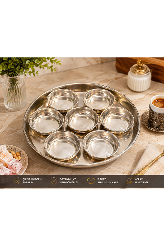 Copper 7-Piece Breakfast Serving Set - 4