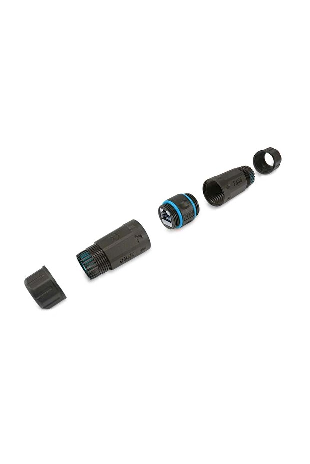 Cuplor inline RJ45 de exterior Cat.6A - 2