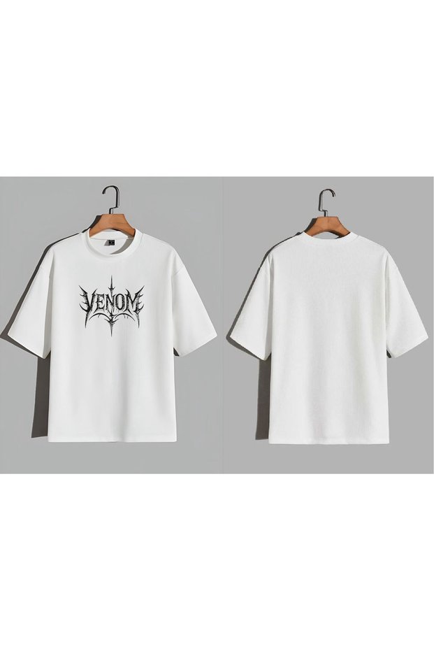 Venom Printed Oversized T-Shirt