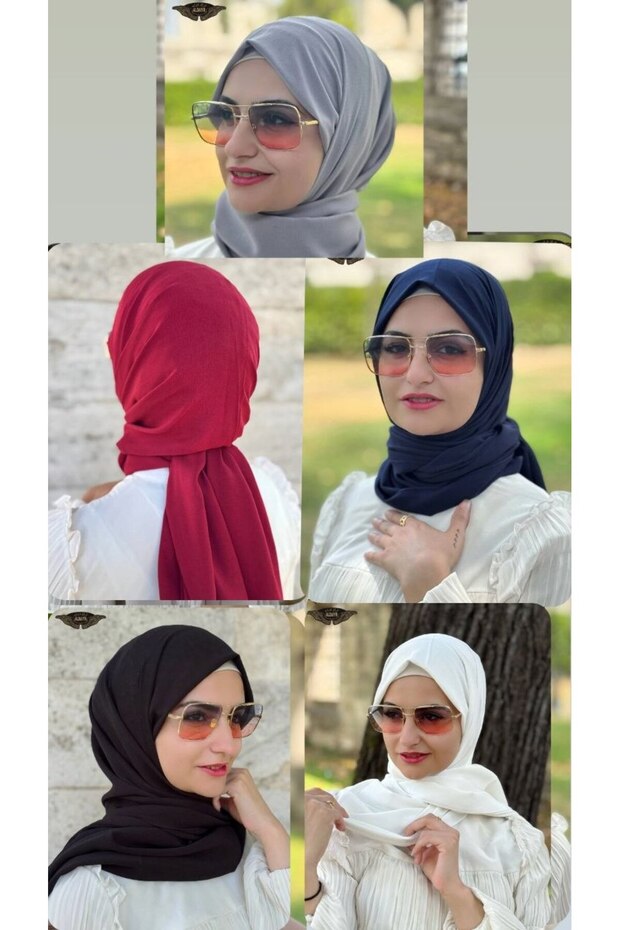 5 شالات كريب 180x70