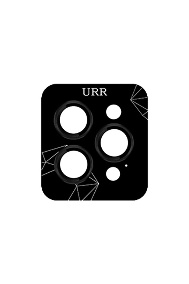 واقي عدسة الكاميرا من سلسلة URR Fan Series AR لهاتف آيفون 16 برو ماكس - أسود