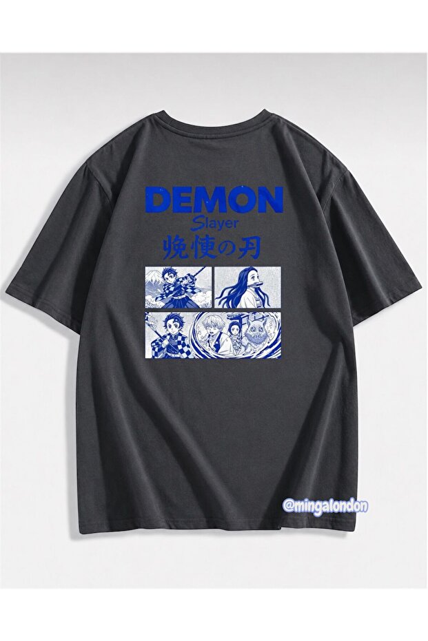 Demonslayer Printed Oversize T-Shirt