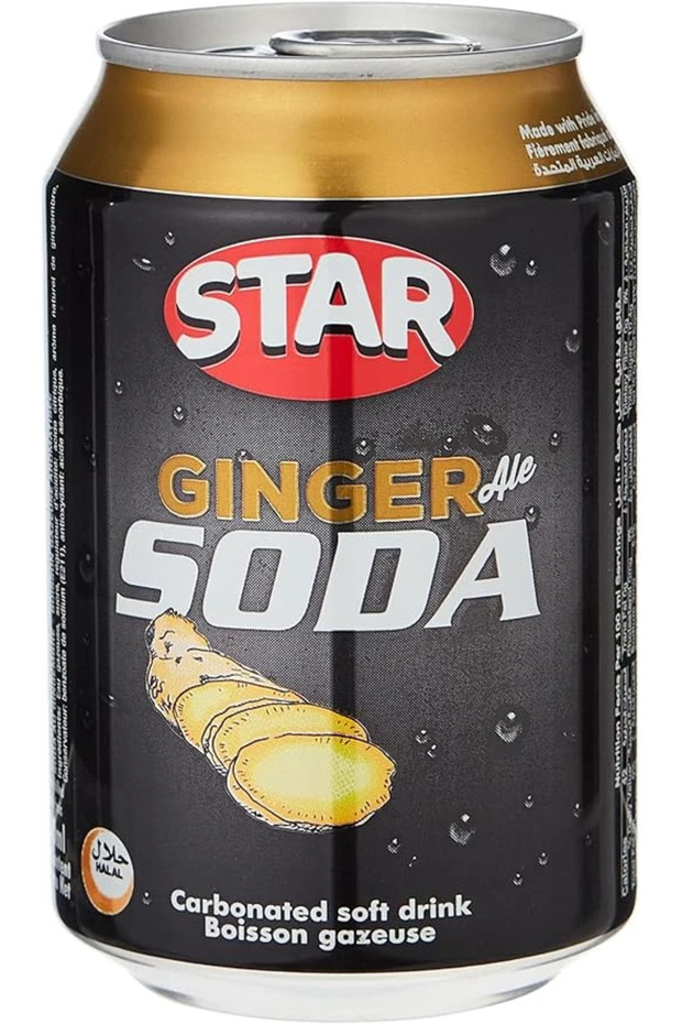Soda Ginger Soda Carbonated Soft Drink 330 ml x 24pc