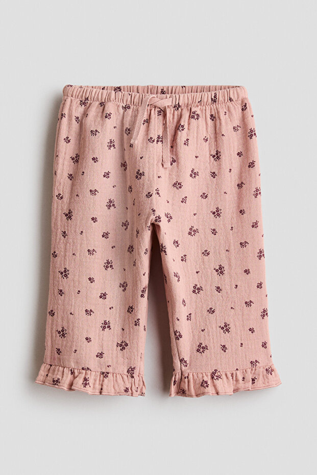 Pamuklu Muslin Pantolon