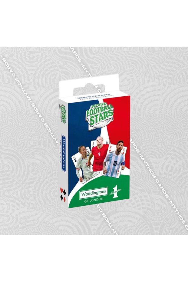 World Football Stars Waddi̇ngtons Number 1 Playing Cards
