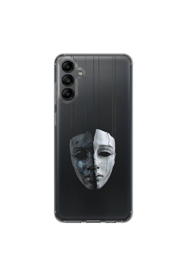 Samsung Galaxy A05S Compatible Aesthetic Face 7 Design Transparent Case