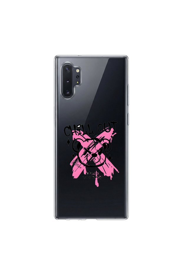 Samsung Galaxy Note 10 Compatible Graffiti 6 Design Transparent Case