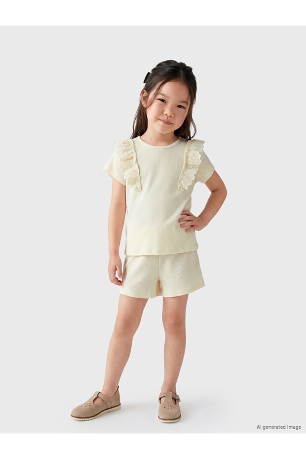 Esvab • Modern & Distinctive Ruffle Detailed Girls' Set