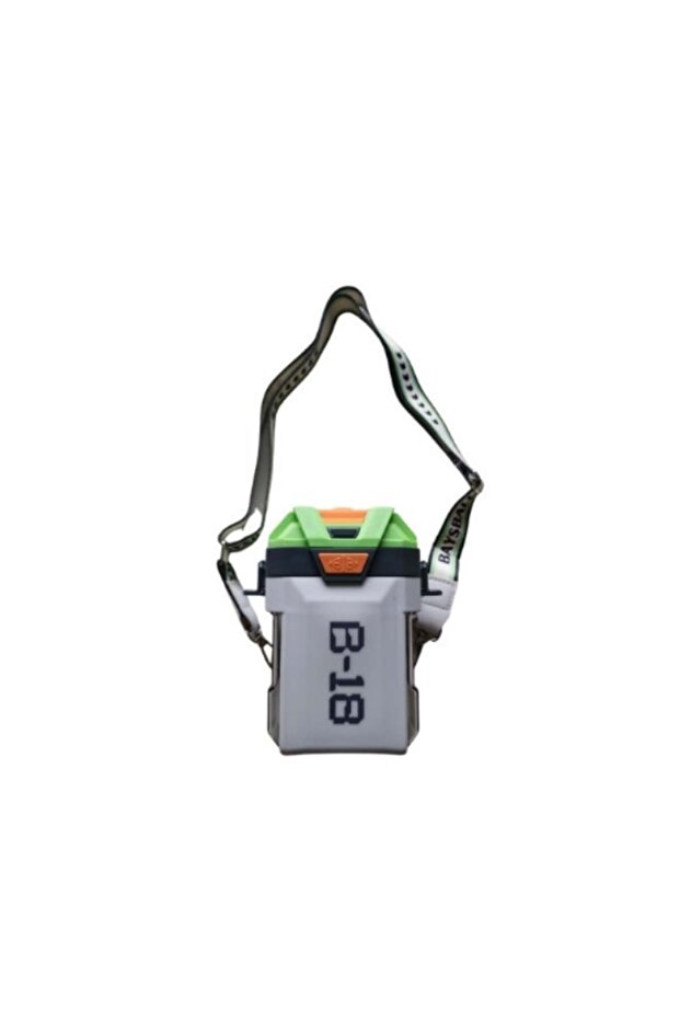 Kids Sports Water Bottle with Shoulder Strap Leakproof Design