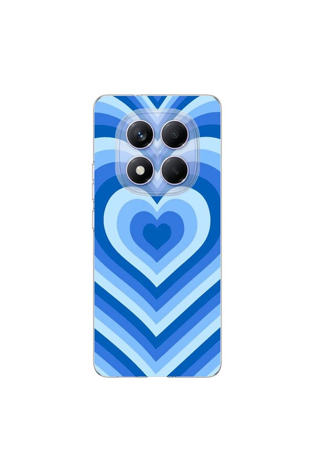 Redmi Note 14 Pro Compatible Heart 4 Design Transparent Case