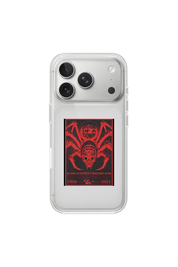 iPhone 17 Pro Max Compatible Metal 19 Design Transparent Case