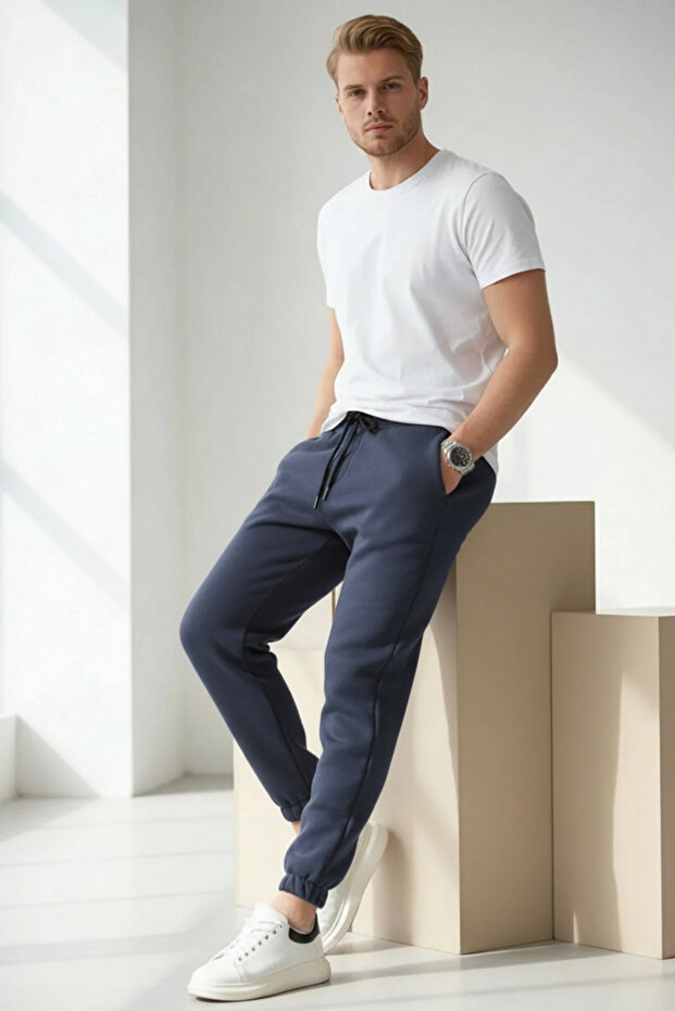 Men's Elastic Leg Jogger Sweatpants
