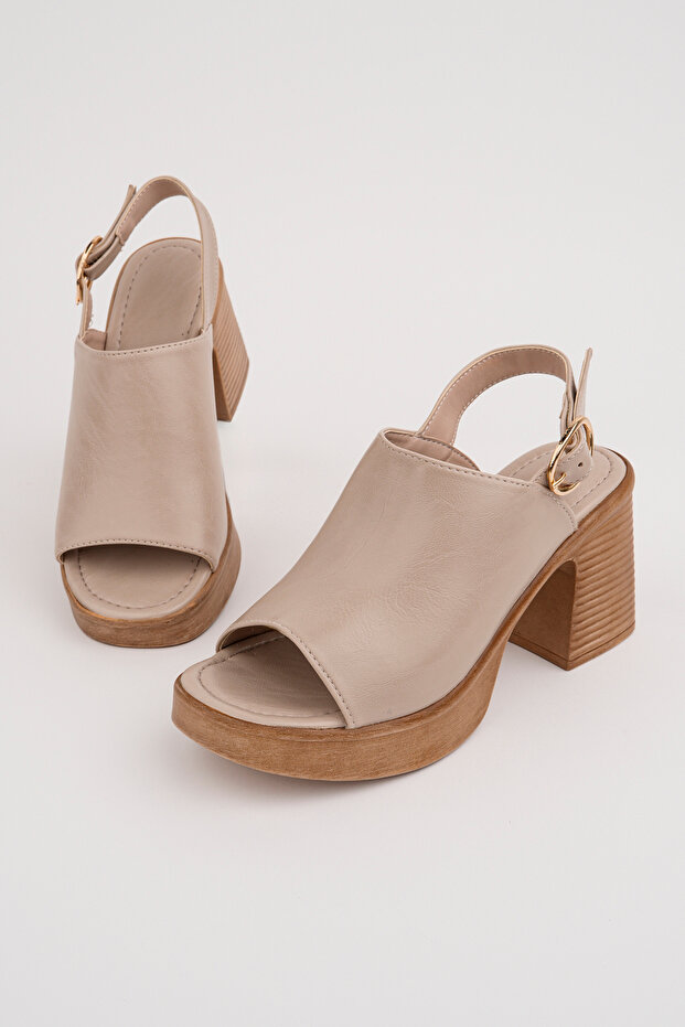 Mnr-1508 Block Heel Belt Li Sandals
