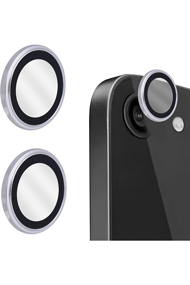 3 عبوات من واقي الكاميرا لـ iPhone 17E/16E، واقي عدسة شامل بالكامل، حلقة حماية للعدسة مصنوعة من المعدن، طبقة حماية للكاميرا بصلابة 9H، حماية للعدسة ضد الخدوش - أسود
