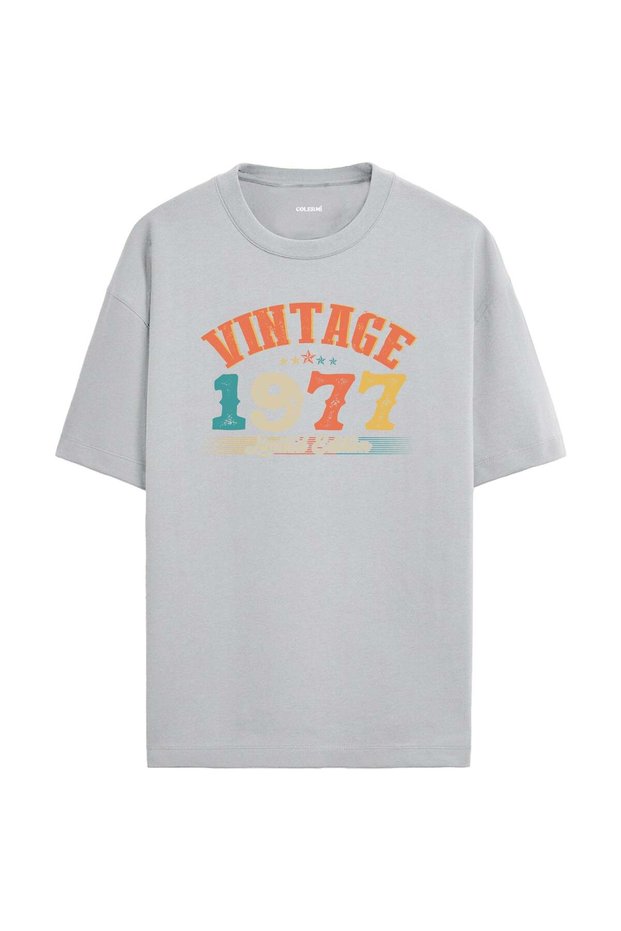 1977 Vintage Echo Oversized T-Shirt
