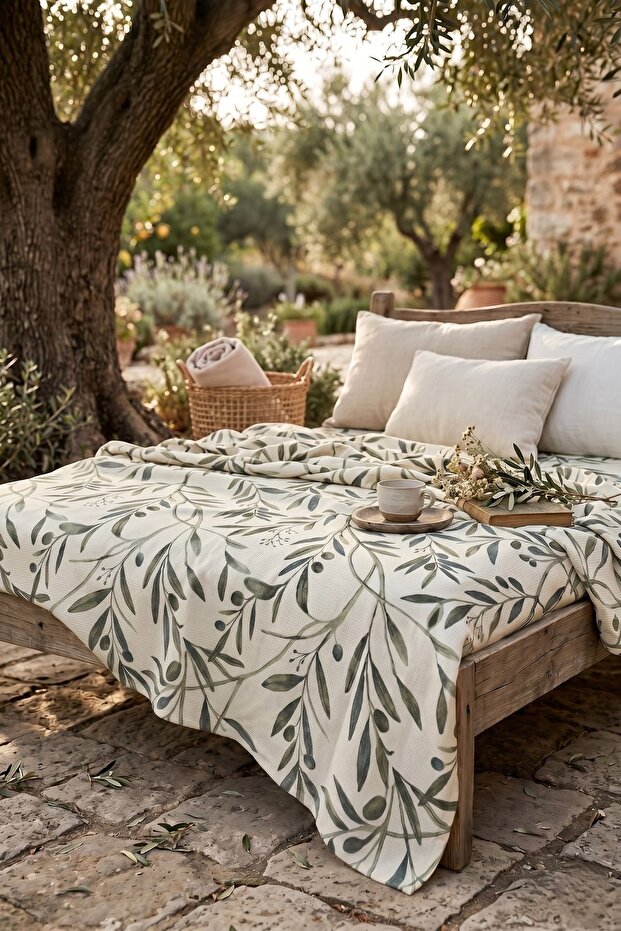 Cotton Collection Double Pique Olive 210X230