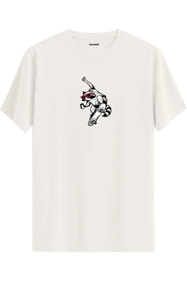 Skateboard Raccoon T-Shirt