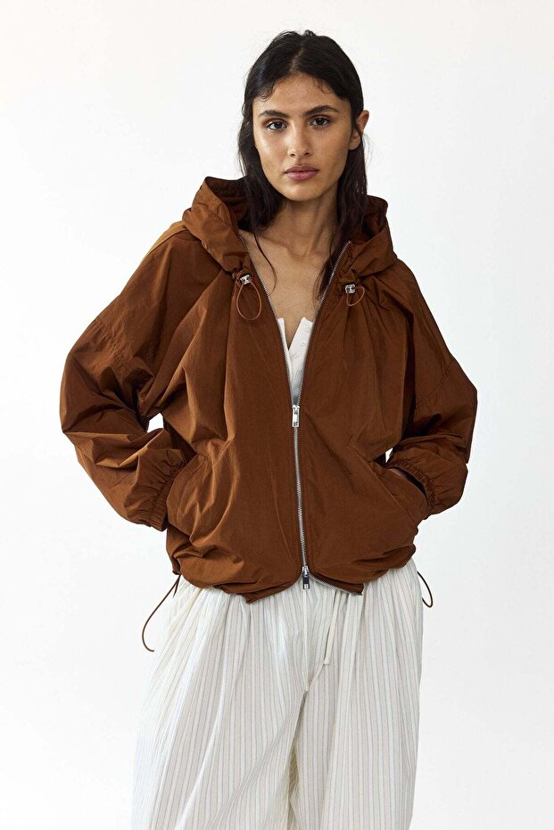 Hooded nylon jacket - 2