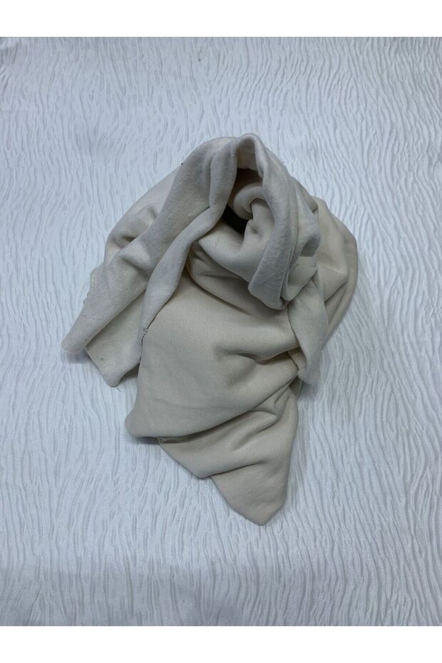 Shaded 3-Yarn Fabric, Piece 80X130 cm - Cream (Light Dirt Present)